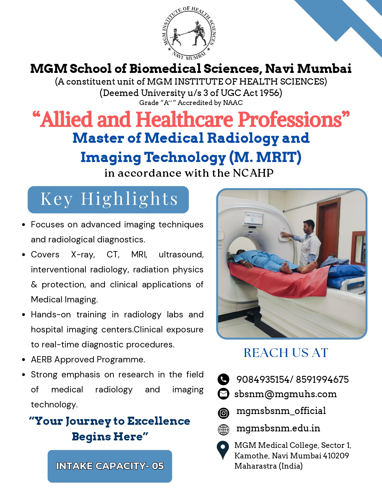 Master Radiology MGM School of Biomedical Sciences Navi Mumbai | Home